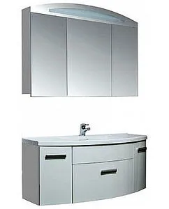 Шкаф-зеркало Aquanet Тренто 120 белый 156488, 5