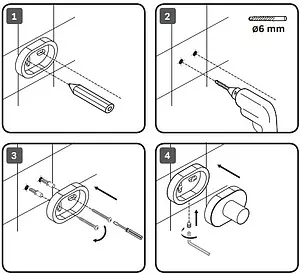 Полотенцедержатель Am.Pm Sense L хром A74346400 Полотенцедержатель Am.Pm Sense L хром A74346400, 3