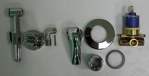 Гигиенический душ со смесителем Grohe BauCurve хром 123072