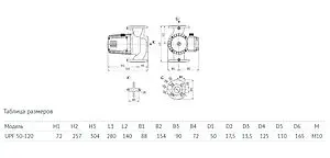 Насос циркуляционный Unipump UPF 50-120 280 67031, 4