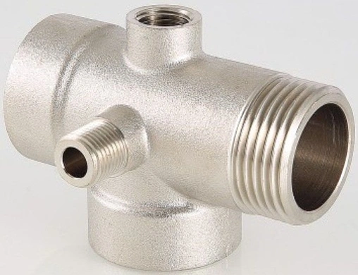 Пятиходовой штуцер 110мм Valtec VTr.600.N.06110