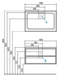 Зеркало с подсветкой Aquaton Римини 100 с подогревом 1A136902RN010 Зеркало с подсветкой Aquaton Римини 100 с подогревом 1A136902RN010, 2
