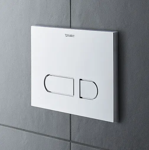 Комплект 5 в 1 Duravit D-Neo Set_D-Neo_хром с кнопкой WD5001021 хром глянцевый