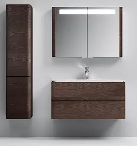 Шкаф-пенал подвесной Am.Pm Sensation 40 L табачный дуб M30CHL0406TF Шкаф-пенал подвесной Am.Pm Sensation 40 L табачный дуб M30CHL0406TF, 4