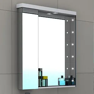 Шкаф-зеркало Aquaton Ричмонд 80 L белый 1A152602RD010, 3