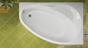 Ванна акриловая Vagnerplast Flora 150x100 R VPBA151FLA3PX-04, 5