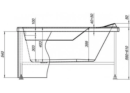 Панель для ванны фронтальная Aquanet West/Largo 120 белый 00243800