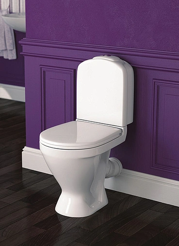 Унитаз-компакт Sanita Luxe Classic Basic белый WC.CC/Classic/2-TM/WHT.G/S1