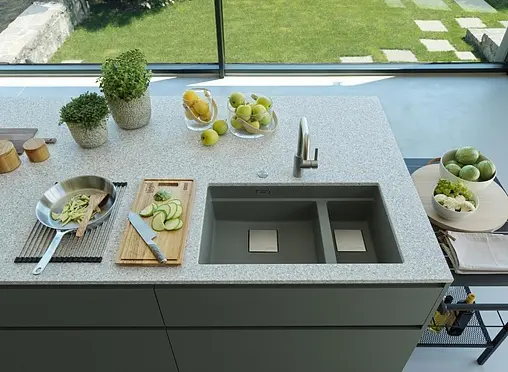 Мойка кухонная Franke Kubus 2 KNG 120 графит 125.0528.635