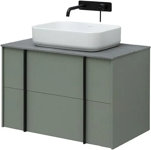 Тумба-умывальник подвесной Allen Brau Reality 80 олива 1.32005.CGM+