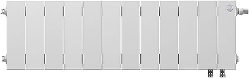 Радиатор биметаллический 12 секций нижнее правое подключение Royal Thermo PianoForte VD 200 Bianco Traffico RTPBTVDR20012