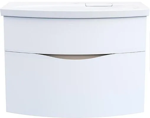 Тумба-умывальник подвесная Kerama Marazzi Riva 80 белый RV.80WHT.M+RV.wb.80