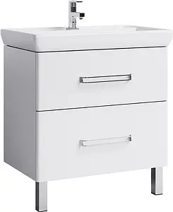 Тумба-умывальник напольная Aqwella Neo 80 белый NEO0108+00192185, 1