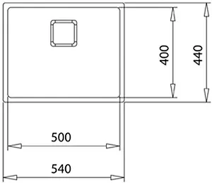 Мойка кухонная Teka Flexlinea RS15 50.40 PVD Titanium титан 115000024 Мойка кухонная Teka Flexlinea RS15 50.40 PVD Titanium титан 115000024, 2