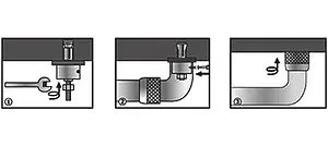 Поручень Wasserkraft хром 1066, 4