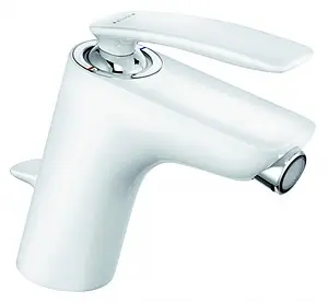 Смеситель для биде Kludi Balance белый/хром 522169175 Смеситель для биде Kludi Balance белый/хром 522169175, 1