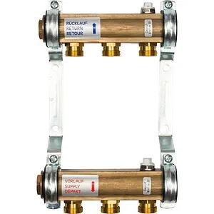 Группа коллекторная распределительная 3 отвода 1"в/в x ¾"ек Watts HKV/A 10004540 Группа коллекторная распределительная 3 отвода 1"в/в x ¾"ек Watts HKV/A 10004540, 1