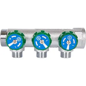 Коллектор регулирующий проходной 3 отвода 1"в/н x ½"к Stout SMB-6850-011203 Коллектор регулирующий проходной 3 отвода 1"в/н x ½"к Stout SMB-6850-011203, 5