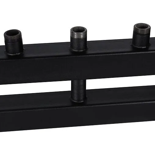 Распределительный коллектор 4 контура с гидрострелкой 1½&quot;н x 1&quot;н Rommer RDG-0018-014034