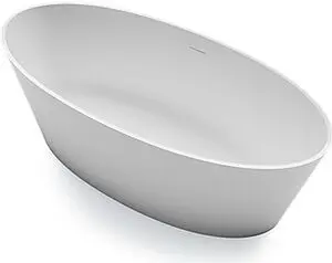 Ванна отдельностоящая из искусственного камня Treesse Alma 175x80 белый V015BL, 1