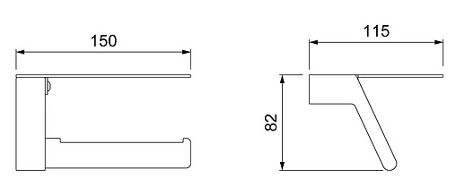 Держатель туалетной бумаги Timo Selene хром 10043/00