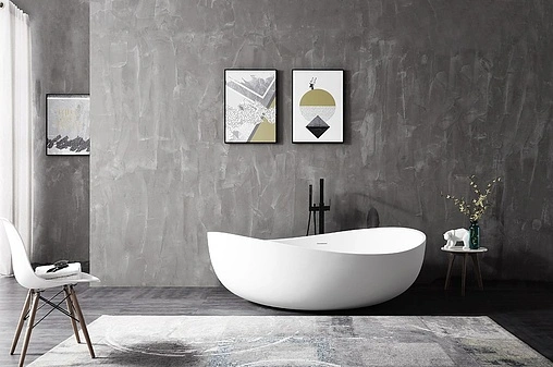 Ванна акриловая отдельностоящая Abber 180x110 AB9239