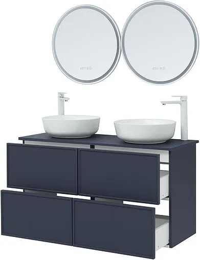 Тумба-умывальник Aquanet Арт 60 маренго 00313264+00306390