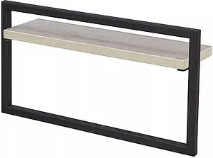 Полотенцедержатель Aquaton Лофт Урбан чёрный/дуб орегон 1A255403LQX50, 1