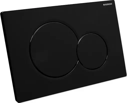 Клавиша смыва для унитаза Geberit Sigma 01 115.770.DW.5 черный глянцевый