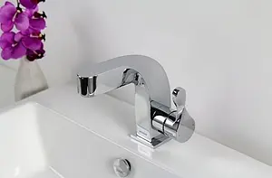 Смеситель для раковины Bravat Wave хром F174108C-2, 3