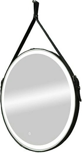Зеркало на ремне с подсветкой Continent Millenium Black Led 50 чёрный ЗЛП985