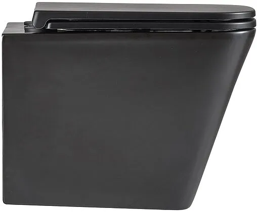 Унитаз подвесной безободковый Lemark Florex Торнадо 3.0 черный матовый 9612002