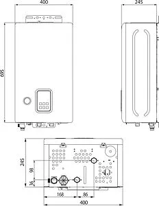 Котел электрический одноконтурный 24кВт Navien EQB 24HW PEQB0024LH001 Котел электрический одноконтурный 24кВт Navien EQB 24HW PEQB0024LH001, 2