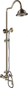 Душевая система со смесителем для ванны Timo Nelson бронза/белый SX-1291/02 Душевая система со смесителем для ванны Timo Nelson бронза/белый SX-1291/02, 1