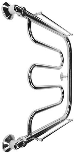 Полотенцесушитель водяной Terminus Фокстрот AISI 32х2 600х700 полированная сталь 4620768881343