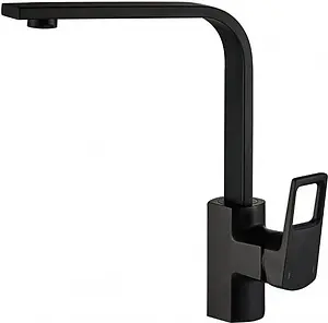 Смеситель для кухни Swedbe Kronos чёрный матовый 2041B, 1