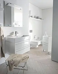 Раковина Duravit Vero 100 белый 0454100000, 5