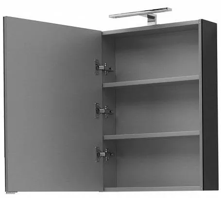 Шкаф-зеркало Aquanet Верона 50 L чёрный 00207764, 5