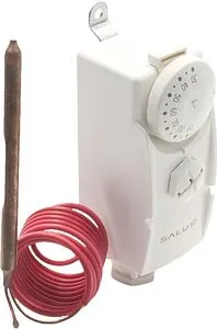 Механический термостат с капиллярной трубкой Salus PC белый AT10F, 1
