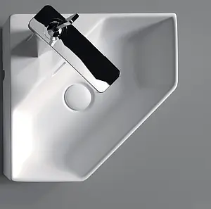 Раковина Sanita Luxe Line 50 белый WB.CR/Line/35-C/WHT.G/S1, 5