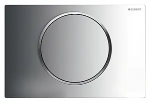 Клавиша смыва для унитаза Geberit Sigma 10 115.758.KH.5 кнопка/хром глянцевый, кольцо/хром матовый, 1
