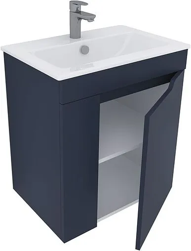 Тумба под умывальник Aquanet Практика 60 маренго 00330454