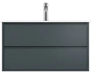 Тумба под умывальник подвесная Isvea Pro 100 антрацит 21MG1019100I Тумба под умывальник подвесная Isvea Pro 100 антрацит 21MG1019100I, 1