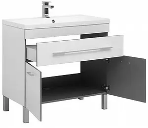 Тумба-умывальник напольная Aquanet Верона 90 белый 00182708+00158756 Тумба-умывальник напольная Aquanet Верона 90 белый 00182708+00158756, 5