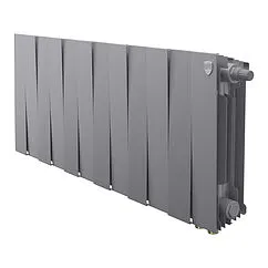 Радиатор биметаллический 12 секций нижнее правое подключение Royal Thermo PianoForte 300 VR80 Silver Satin RTPSVR803030012 Радиатор биметаллический 12 секций нижнее правое подключение Royal Thermo PianoForte 300 VR80 Silver Satin RTPSVR803030012