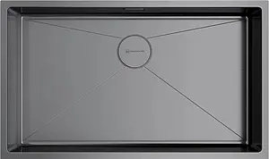 Мойка кухонная Omoikiri Taki 74-U/IF-GM вороненая сталь 4993498 Мойка кухонная Omoikiri Taki 74-U/IF-GM вороненая сталь 4993498, 1