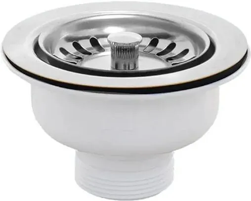 Выпуск с корзиной для мойки Mc Alpine белый MRSKW7CL