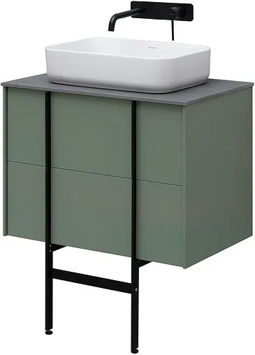 Тумба под умывальник подвесная Allen Brau Reality 70 олива 1.32004.CGM