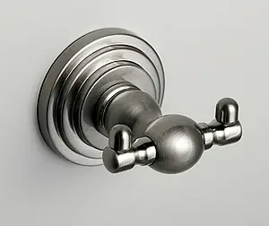 Крючок двойной Wasserkraft Ammer никель 7023 Крючок двойной Wasserkraft Ammer никель 7023, 2