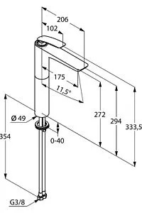 Смеситель для раковины Kludi Balance хром 522980575 Смеситель для раковины Kludi Balance хром 522980575, 2